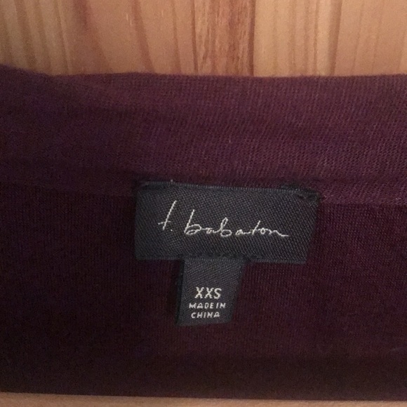 Aritzia T. Babaton Sheer V Neck Shirt - Picture 4 of 6